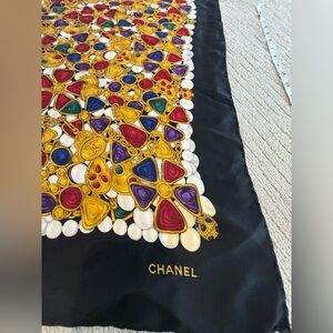 Large Silk Chanel Scarf